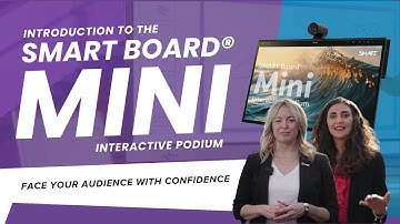 Global premiere: The SMART Board® Mini interactive podium