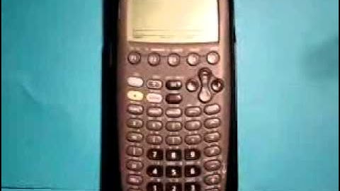 TI-89 Calculator Assignment: Basics 2