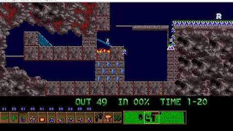 Lemmings Custom Level - Suffocation Hazard