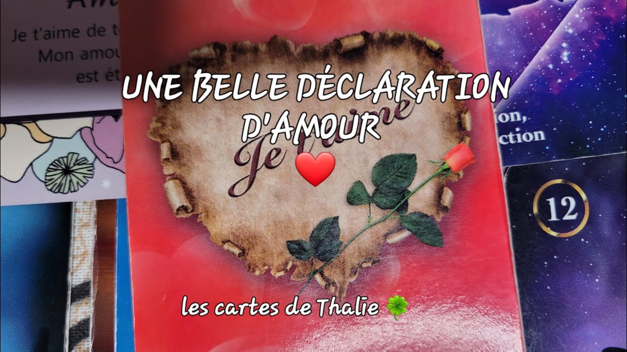 UNE BELLE DÉCLARATION D'AMOUR ️ - YouTube