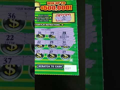 馃敟 Awesome 2X Win On Lucky Cash! 馃敟 #newyorklottery #scratchoff