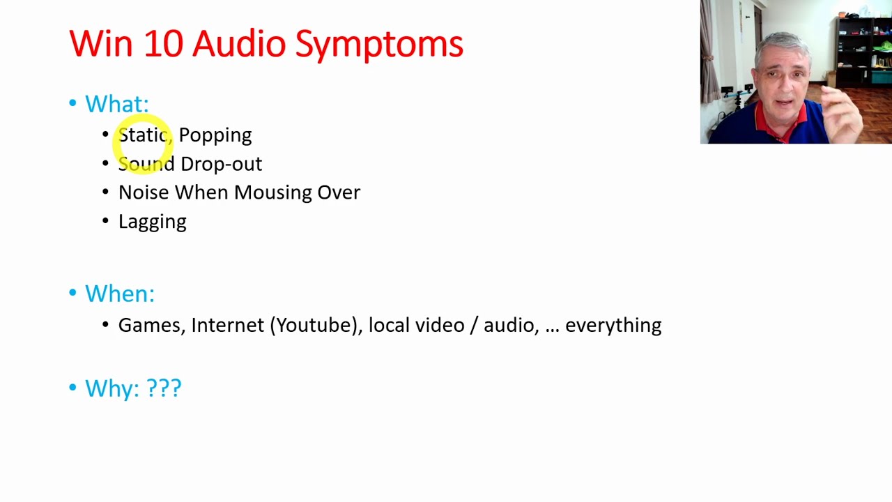 Windows 10 Audio Problems, Static, Popping, Etc. YouTube