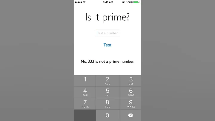 Is It Prime - Swift Practice App