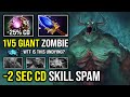 NEW 7.35 Giant Zombie Apocalypse 2 Sec CD Skill Spam Max Decay 1v5 Offlane Undying Dota 2