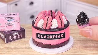 Satisfying Miniature Oreo x BLACKPINK Cake Decoration - Cake in Your Area Recipe | Mini Bakery