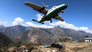 Busy Lukla airport