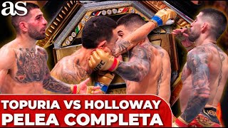 ILIA TOPURIA VS MAX HOLLOWAY | HIGHLIGHTS | UFC IN AS CAGE