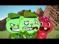 Flippy and flaky play minecraft happytreefriends flippy fliqpy flaky