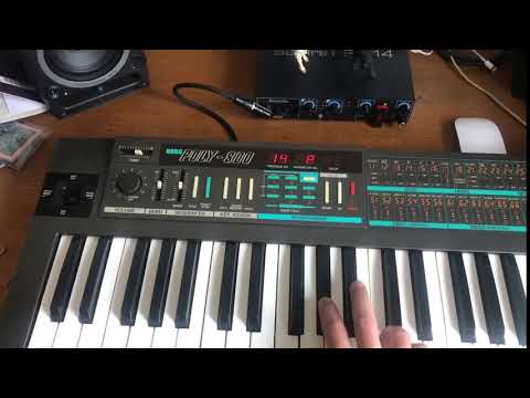 Korg Poly 800 no sounds