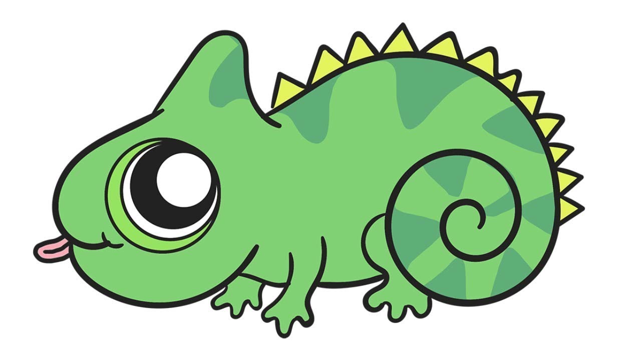 How to draw chameleon - thptnganamst.edu.vn