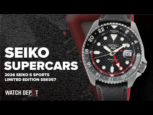 Seiko 5 GMT Supercars SSK057K Automatic Limited Edition – Watch