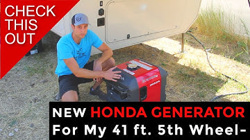 Honda EU3000is Generator for the 5th Wheel