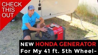 Honda EU3000is Generator for the 5th Wheel