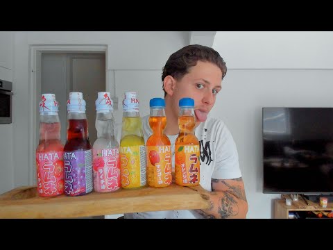 ASMR - Tasting weird Japanese drinks 🍹 