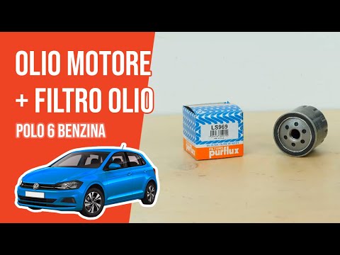 Cambio olio motore e filtro dell'olio Polo 6 1.0 TSI 🛢