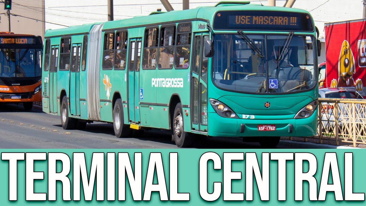 Terminal Central (Ponta Grossa/PR) - Movimentação de Ônibus #563