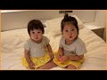 ぽるぽるふぁみりーの「ホテルではしゃぐ」