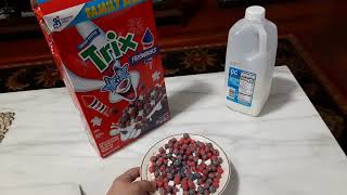 Game Nexus Cereal Review Trix Fireworks Cereal (General Mills) Fruity Cereal with Marshmallows