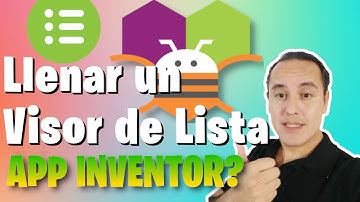 Ejercicio 2.- Llenar un VisorDeLista (ListView) en Appinventor