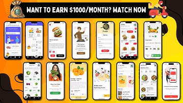Build a Food & Package Delivery App in Flutter That Can Make $1,000/Month 🍔🚀