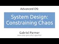 GW AdvOS: System Design, Abstraction, Modularity, and Structure