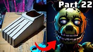 How To Make Springtrap Feet With Cardboard | Part 22