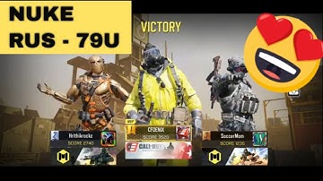 *NEW* Soap Hazmat launched a Nuke with RUS -79U CardBoard in Rust Map in COD Mobile!