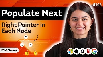 Populate Next Right Pointers in Each Node | DSA Series : L.106