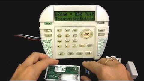 Two-Way Wireless - Enrolling through the keypad