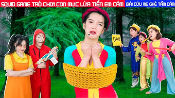 Squid Game Trò Chơi Con Mực Lừa Tiền Em Cám | Giải Cứu Mẹ Ghẻ Tấm Cám | MIU MIU TV