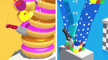 Slice It all - Very satisfying and relaxing ASMR Slicing game | Level 8295 🌈💕