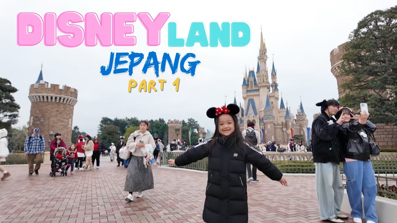 Aisyah Pertama Kali ke Jepang 🇯🇵 Habis Belanja Langsung ke Disneyland! ✨ | Part 1