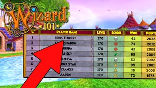Wizard101 Level 170 Myth PvP: He Got To #1 On The Leaderboards Doing THIS.