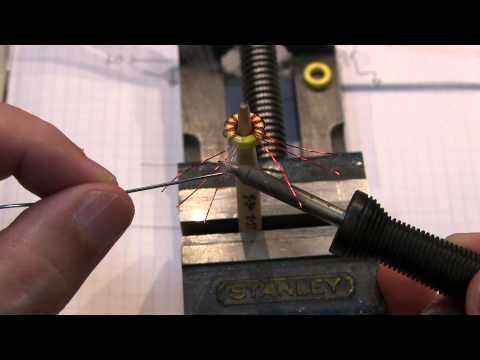 #166: How to wind a trifilar toroid transformer for a diode ring mixer