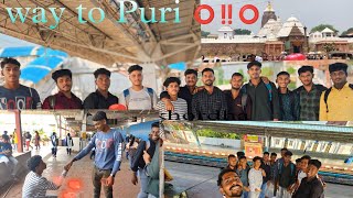 way to Puri jagannath mandir || with some friends || vlog no. 45 || part - 1