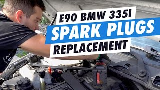 DIY E90 BMW 335i Spark Plugs Replacement N54 07 Bmw 335i Spark Plugs