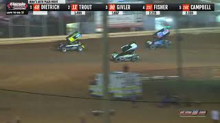 410 Sprint Car Feature | Lincoln Speedway 8.22.20 screenshot 4
