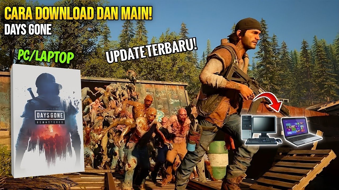 Как установить и играть в Days Gone Remastered на ПК/ноутбуке. Последнее обновление, полный загру...
