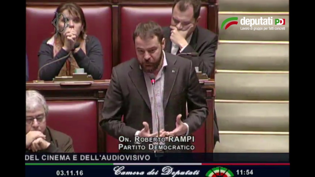Dichiarazione di voto finale di Roberto Rampi su legge cinema - YouTube