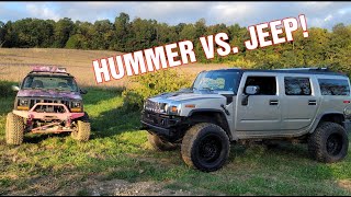 Can the Hummer H2 Keep Up With a Fully Built Jeep?