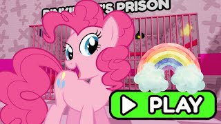 Pinkie Pie Barrys Prison Run Scary Obby Full Gameplay