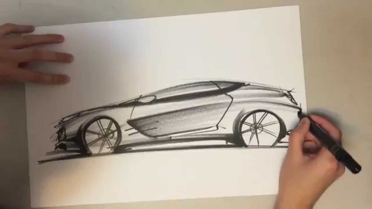 9 Steps to Sketch a Car with Markers – Sketch Monkey Store