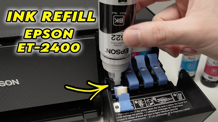 How to Refill the Ink Tanks of Your Epson EcoTank ET-2400 Printer