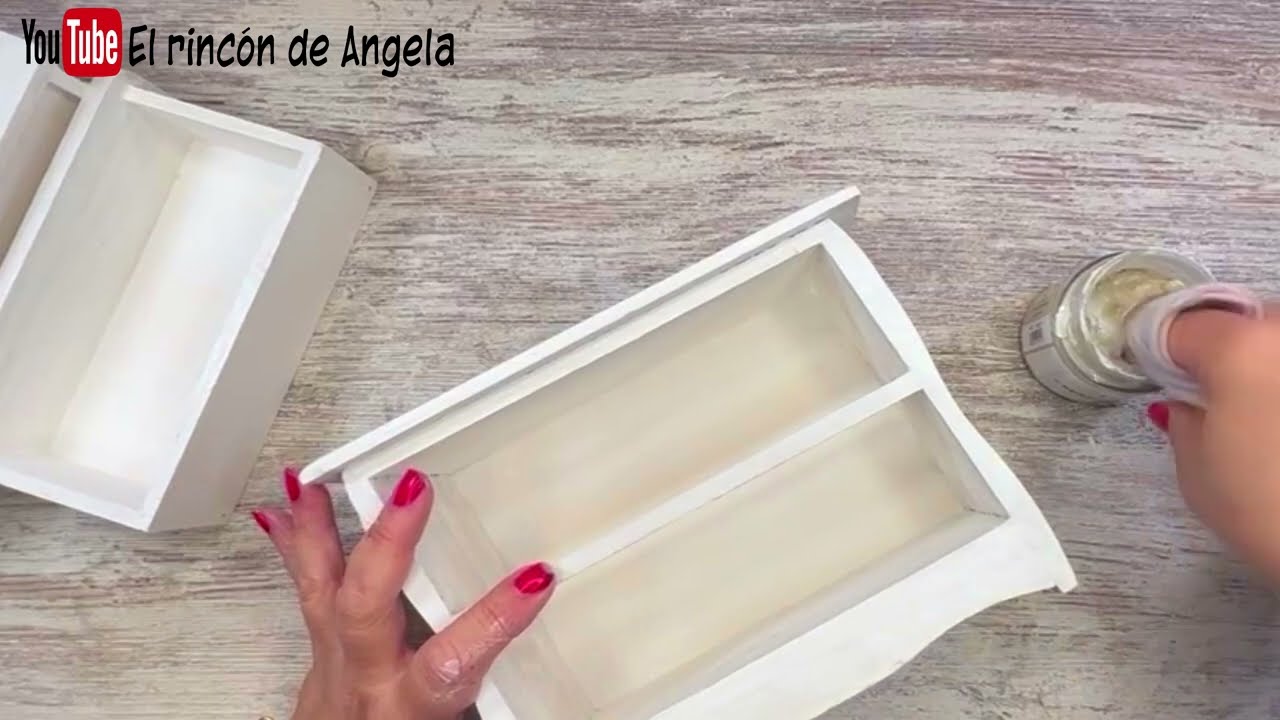 Joyero de madera decorado DE LUJO🎁🎀Diy, Decoupage y manualidades