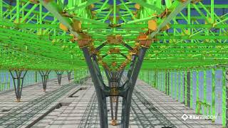 Hong Kong Airport - Tekla Structures Resimi