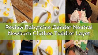 Review Babymine Gender Neutral Newborn Clothes Toddler Layette Set Organic Cotton Snug Breathable On