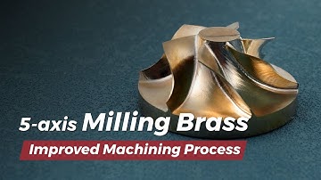 Self-developed 5 axis CNC Machine Milling Brass with Improved Machining Process | UNIONX