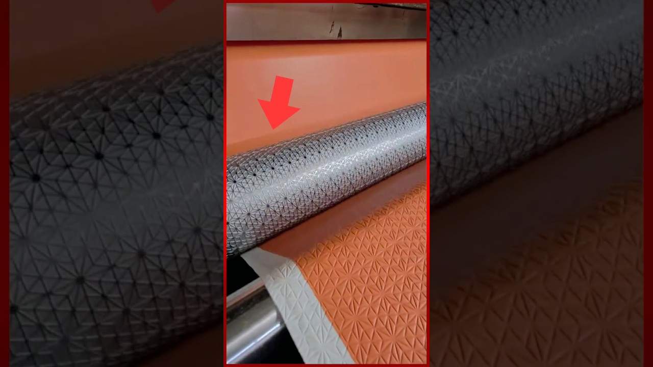This Roller Turns Plain Wood Into Art 🤯🪵 #Shorts #Woodworking #Machines #Design #viral