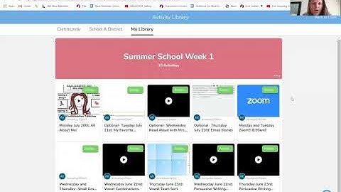 Organizing Seesaw Assignments by Day/Date- Scheduling Activities