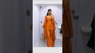 #14 elegant stylish dress  ideas #trending fashion suit design# different colours sharara suit #